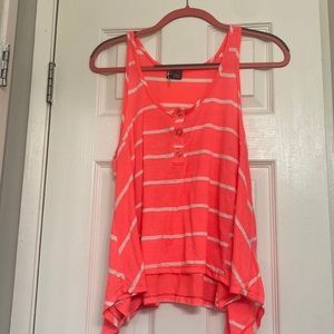 Pink striped tank